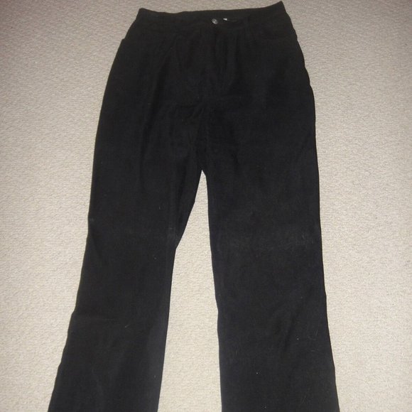 Lot of 3*MOLESKIN Suede PANTS*black~brown~olive green*David Hollis & Denim Co- 6 - Picture 1 of 9